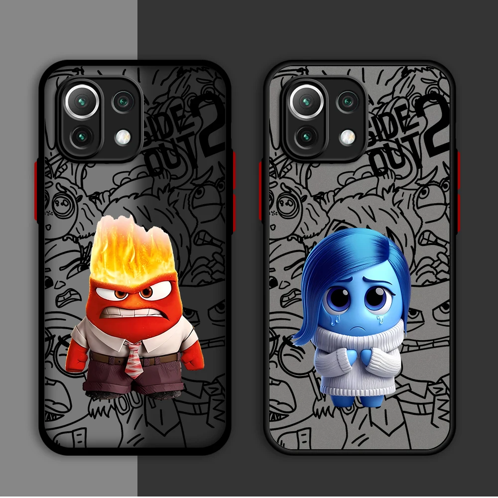 Disney Inside Out Phone Case for Redmi 9 9A 9i 9C 9T 10 2022 10 10C 10A 12 4G 12C 13C 4G 5G K40 Pro A1 Plus A2 Plus