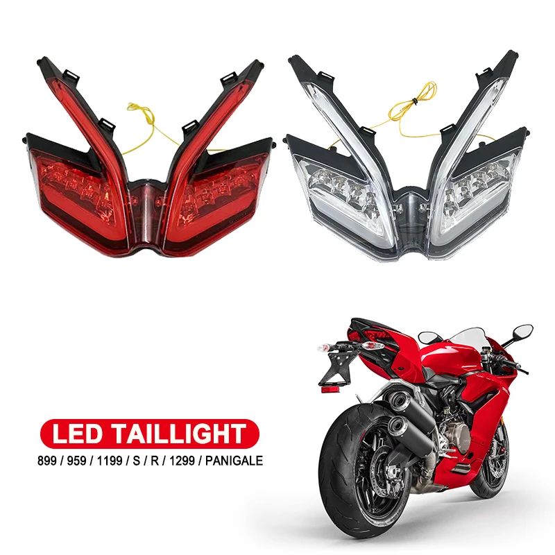 Tail Light Turn Signal Driving Brake Light Rear Taillight Integrated For DUCATI 899 959 1199 S R 1299 Panigale 1199R Motorcycle