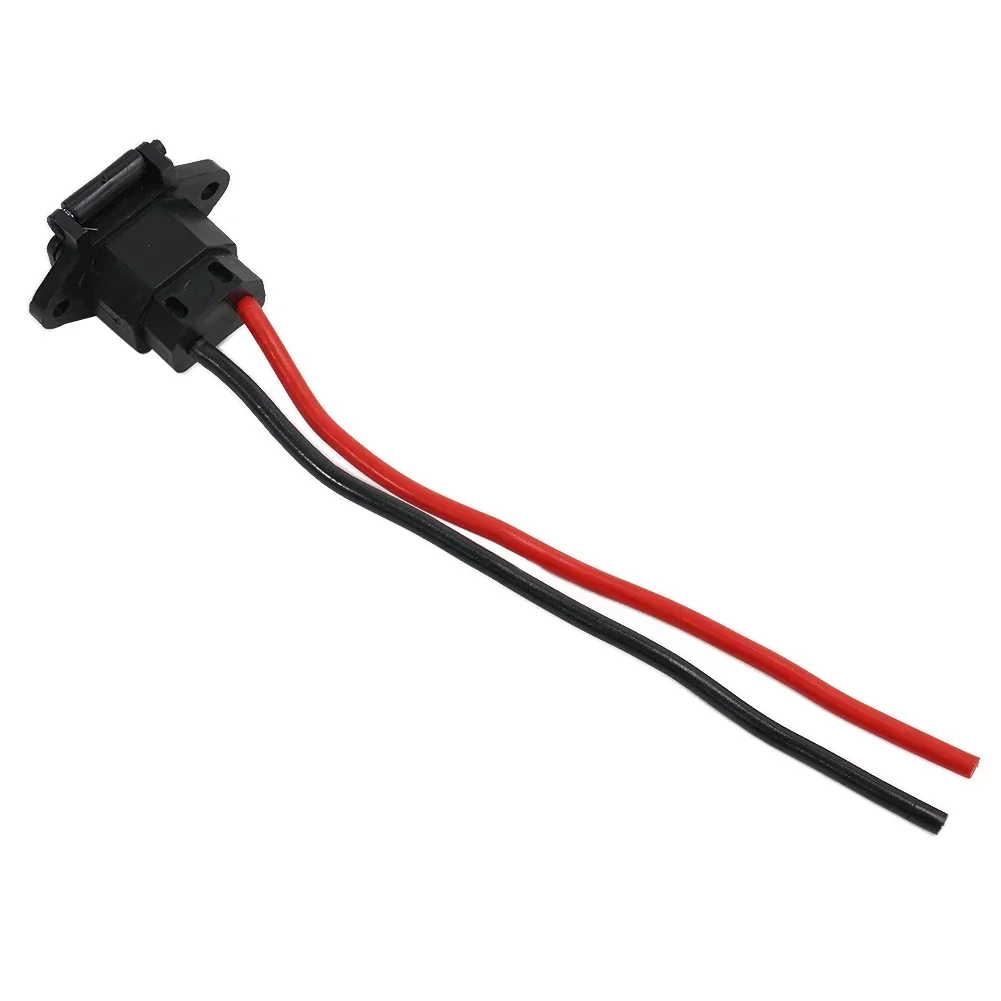 None Electrical Socket Charger Motorcycle 16cm Wire For 48V 36V Motorcycle Parts 1pcs Connector Plug About 20CM