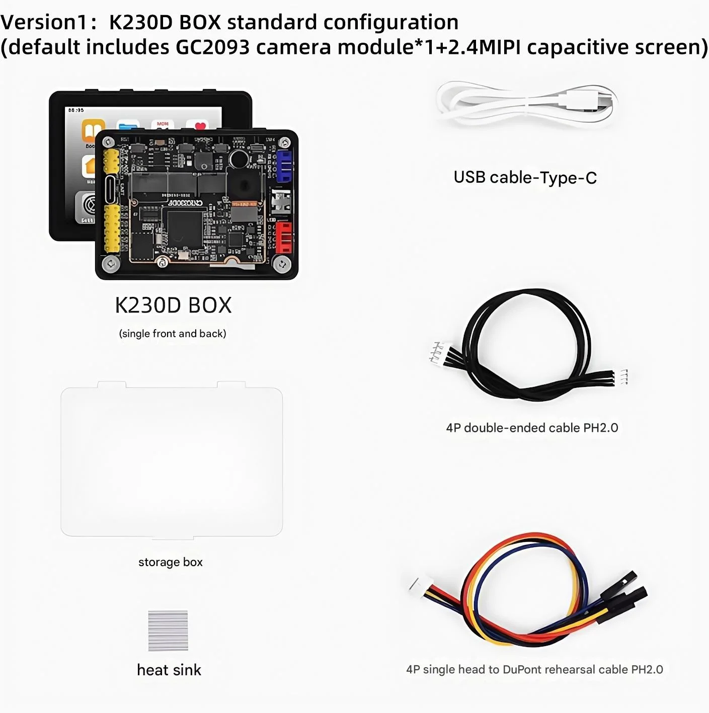

K230D Artificial Intelligence AI Development Board Kit