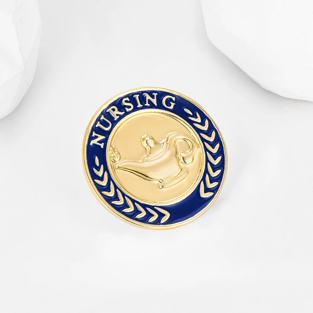 Hanreshe Medical Nursing Enamel Pin Doctor Nurse Jewelry Bag Lapel Brooch Badge Medicine Gifts