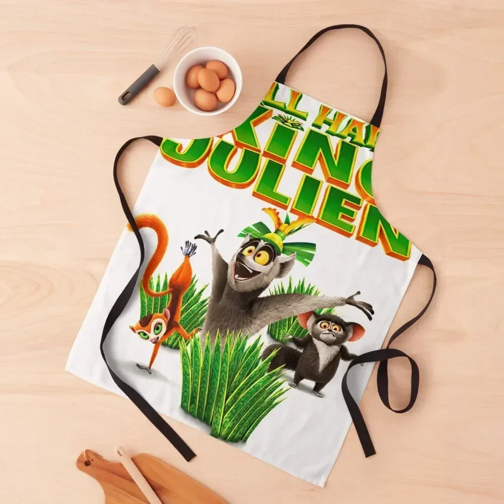 

all hail king julien gift for fans all hail king julien crimson Apron Men's Kitchen kitchen gadgets Apron