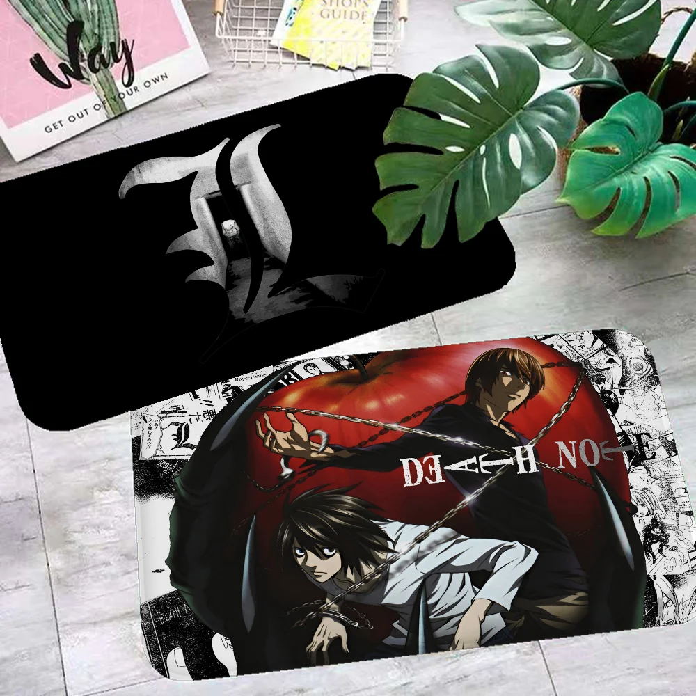 

DEATH NOTE Bathroom Mat Kids Room Bedroom Decoration Balcony Anti-Slip Doormat Living Room Welcome Rug