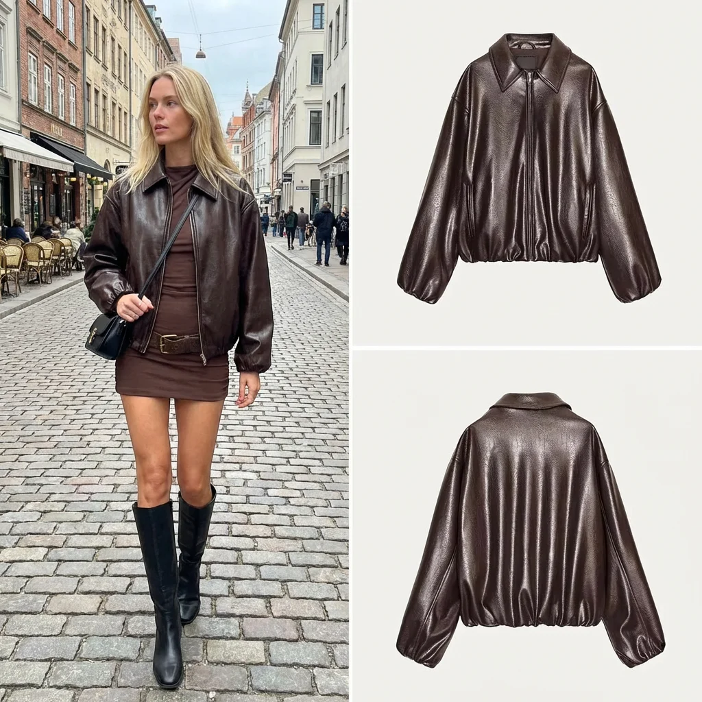 #70 Best Faux Leather Coats to Buy In 2026