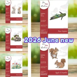 2026 June new Unforgettable Blue Die Set metal cut dies and clear scrapbooking to make paper  engraving frames card craft set