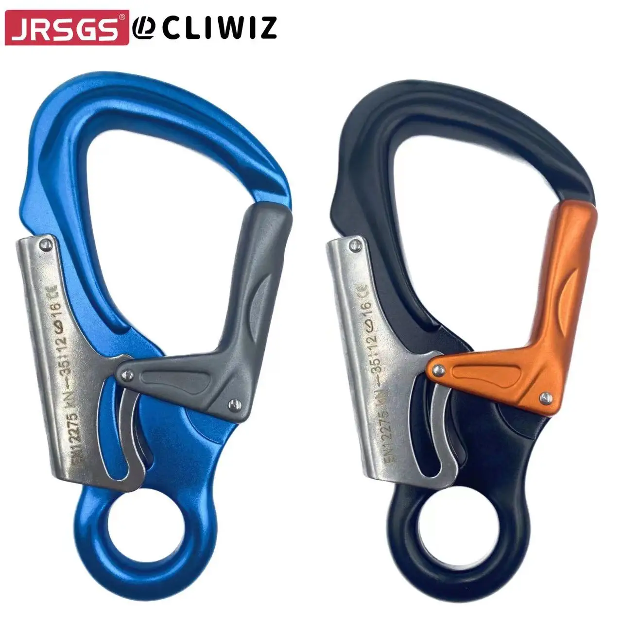 CLIWIZ 7075 Aviation Aluminium Material 35KN Heavy Duty Tension Auto Safety Lock Outdoor Professional Climbing Carabiner CE/UIAA