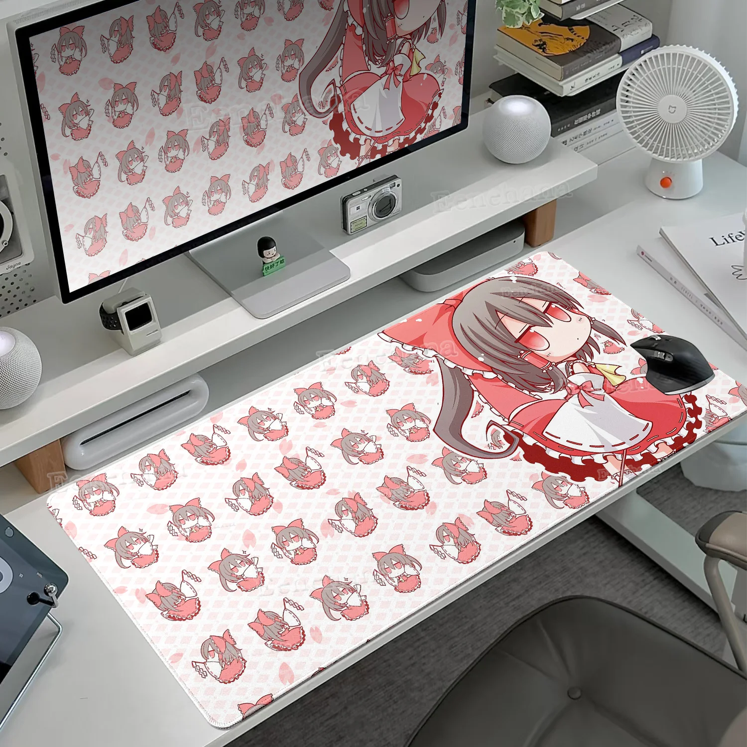 

Large PC Gaming Hot Fashion Touhou Cute Reimu Hakurei Mouse Pad Non-Slip Computer Laptop Desk Office Home XXL Gamer Accessories