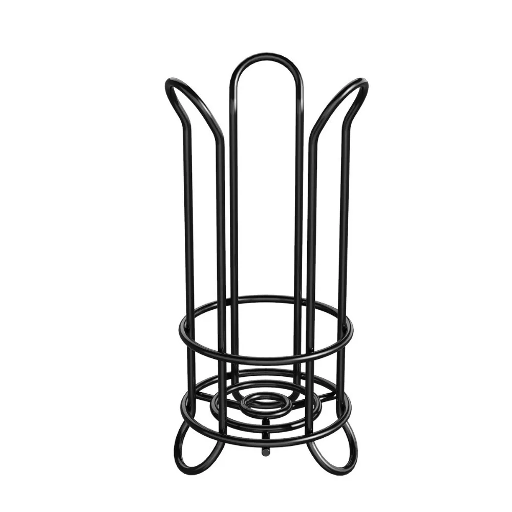 

Iron Standing Toilet Roll Holder Decorative Large Capacity Tissue Storage Rack Minimalist Durable Napkin Stand Restaurants