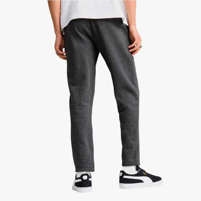 Puma genuine men's warm and plush mid waist knitted lace up casual and comfortable pants 691226-07