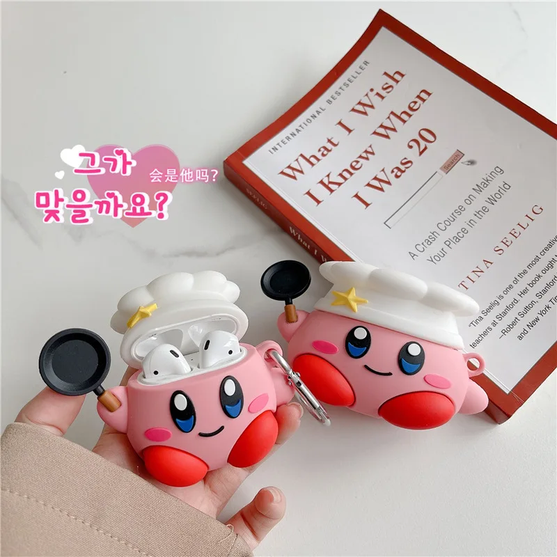 

New Kawaii Kirby Bluetooth Protective Case Sanrio AirPods1/2 AirPods3 Generation pro2 Apple Earphone Cover Headphone Case