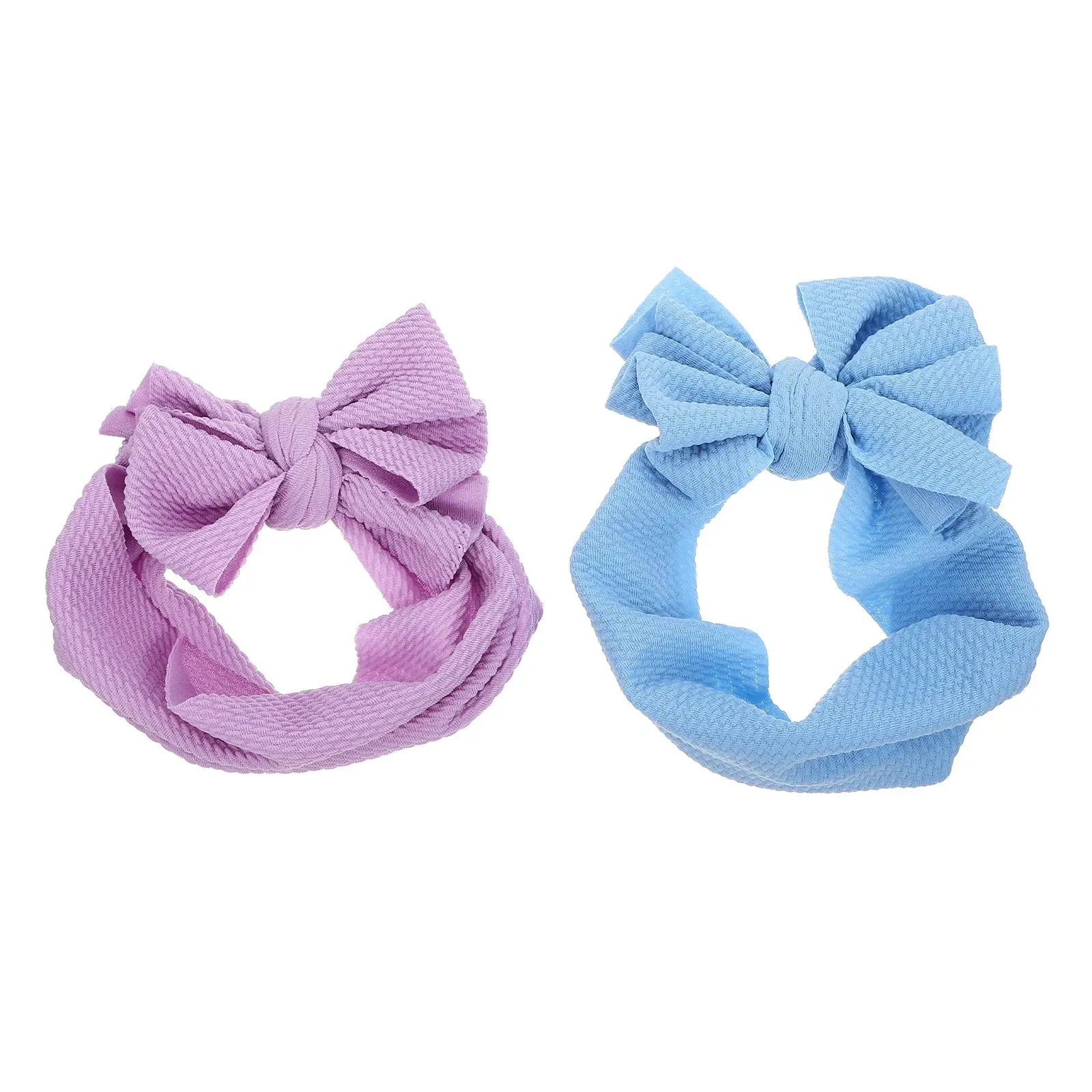 

2Pcs Pet Headwear Elastic Party Dog Decor Decorative Bow Puppy Headband Party Dog Decor Lightweight Comfortable