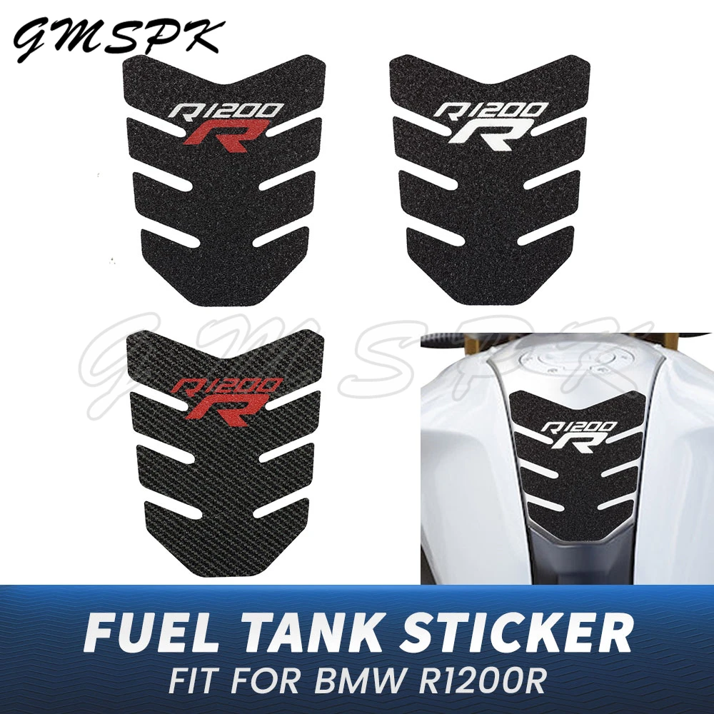 

Carbon Look/Black PVC Frosted Tank Pad Protection Sticker Fit for BMW R1200R R1200 R Motorcycle Fuel Tank Decorative Decals