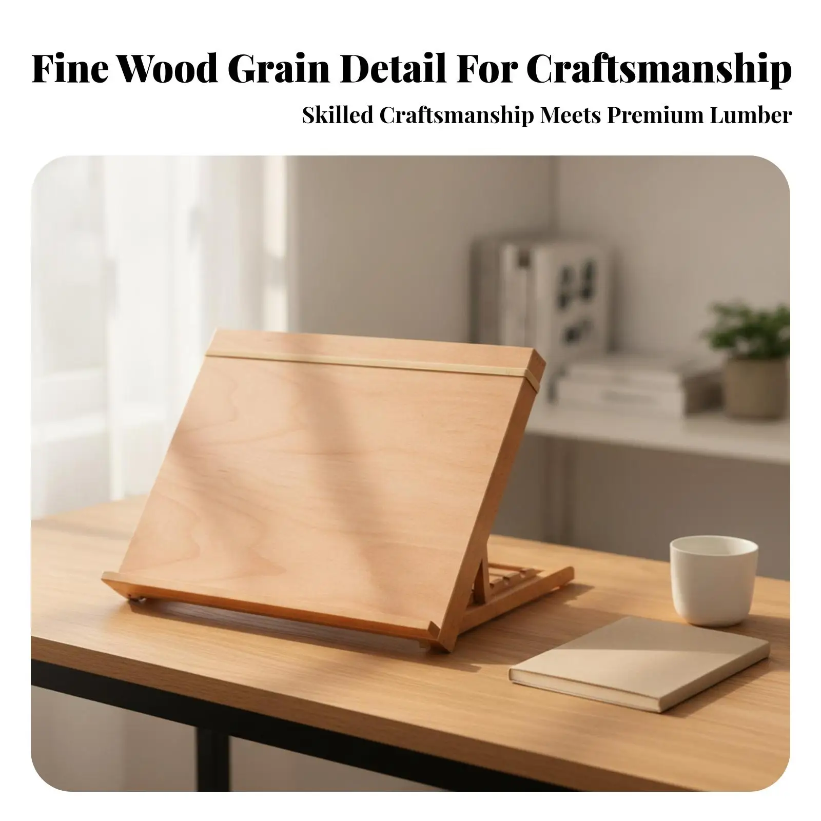 Drawing Board Easel Adjustable Tabletop Easel with Ledge Long-Lasting