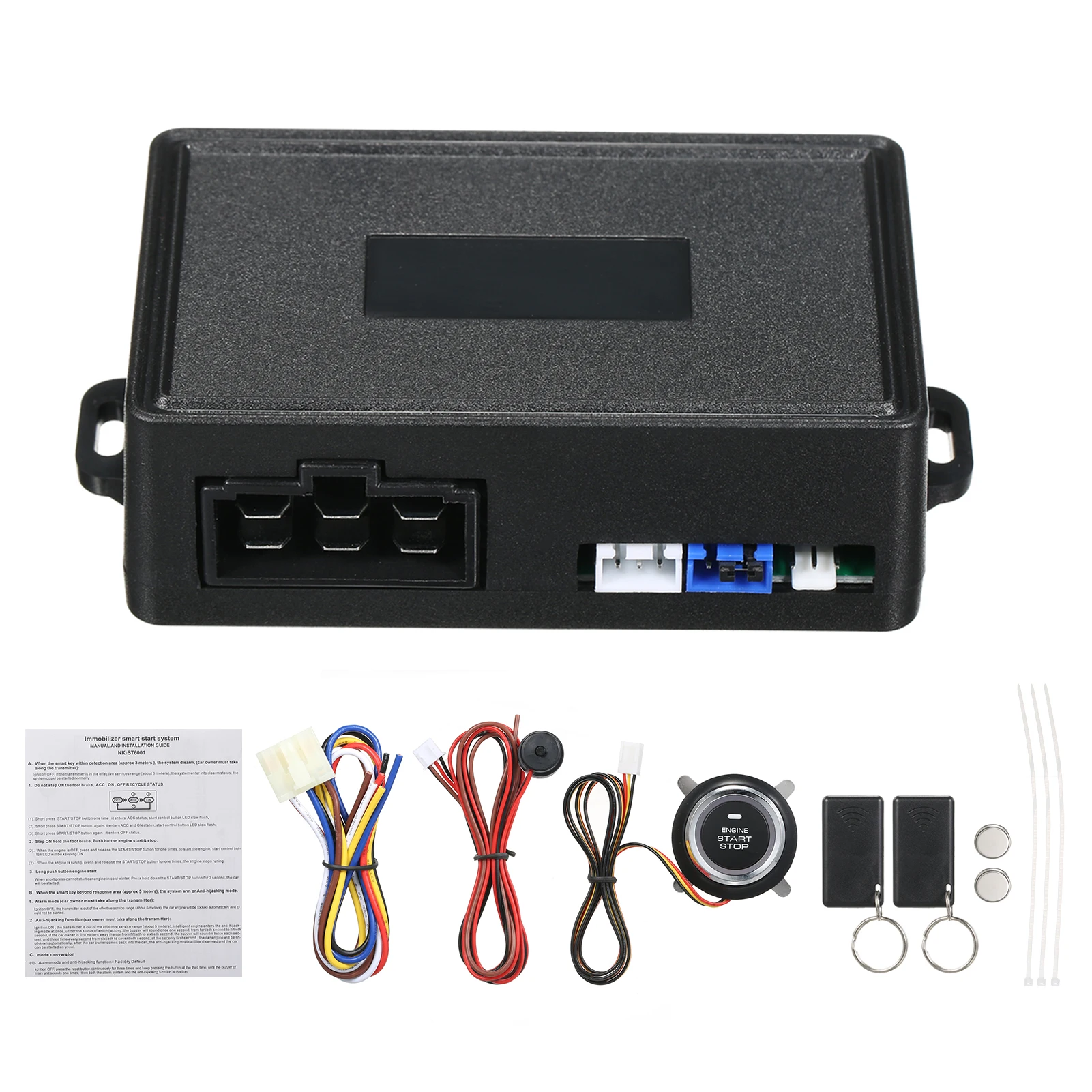 

The new 12V intelligent one-click start car 2.4G lock anti-theft anti-robbery anti-hijacking system