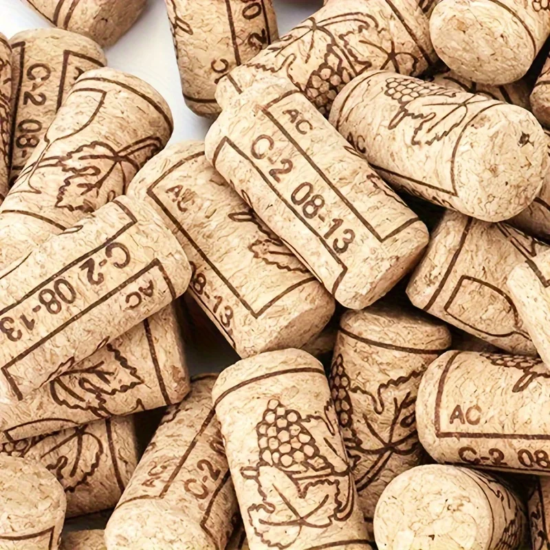 50pcs Premium Natural Wine Corks - 7/8