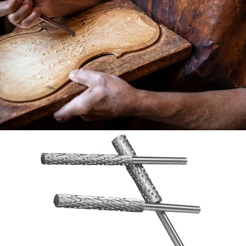 Rotary Burs File High Speed Steel Professional Home Industrial Woodworking Aluminium Copper Milling Slicer Welding Tool 353560