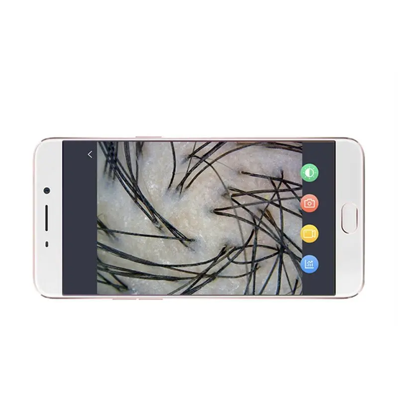 5‑200X Wireless Wifi+USB Skin Hair Scalp Detector Digitals Microscope Skin Analyser 200MP Camera Skin Pigment Tester