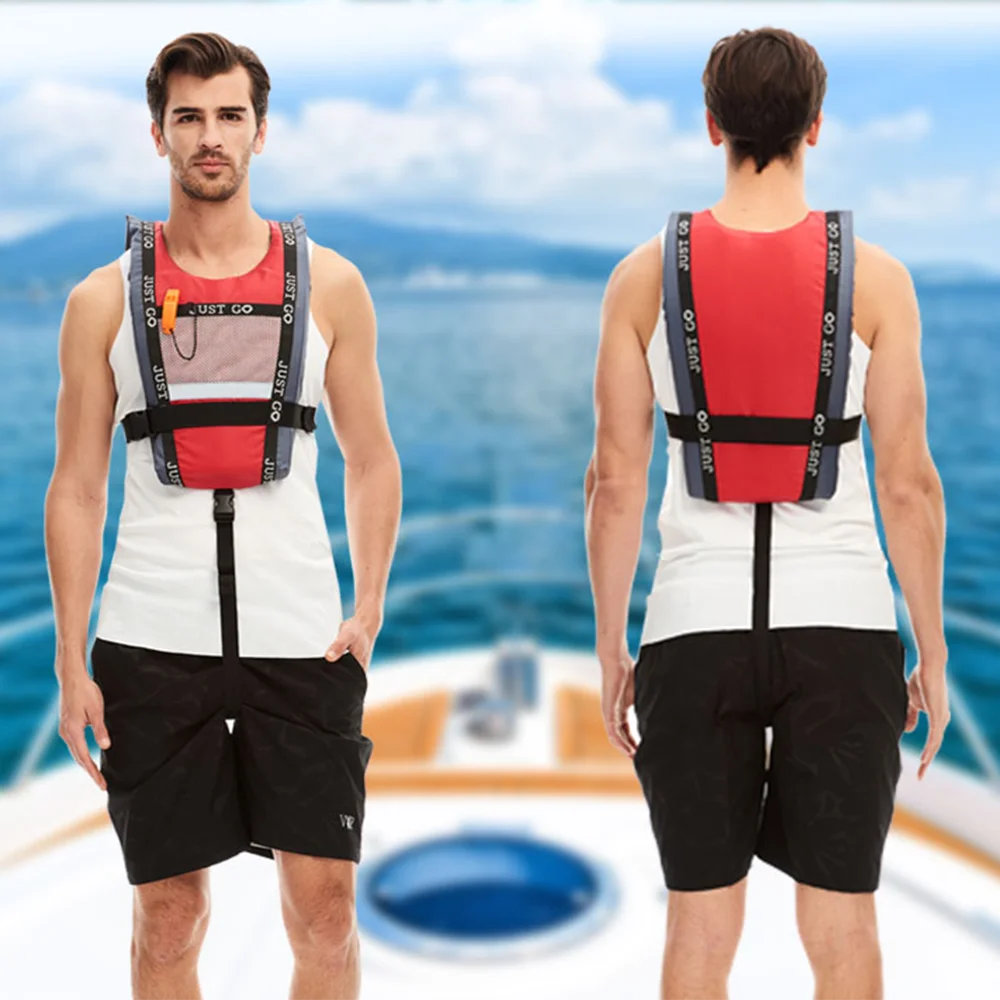 2023 New Adult life vest Boating rafting Swimming Kayaking surf paddleboard Life vest Portable water sports buoyancy vest