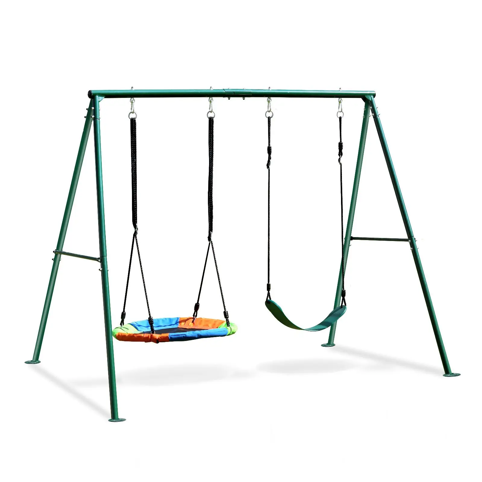 Swing Sets for Backyard 440LBS 2 Seat, Swing with Stand, Swing Set for Kids, 32