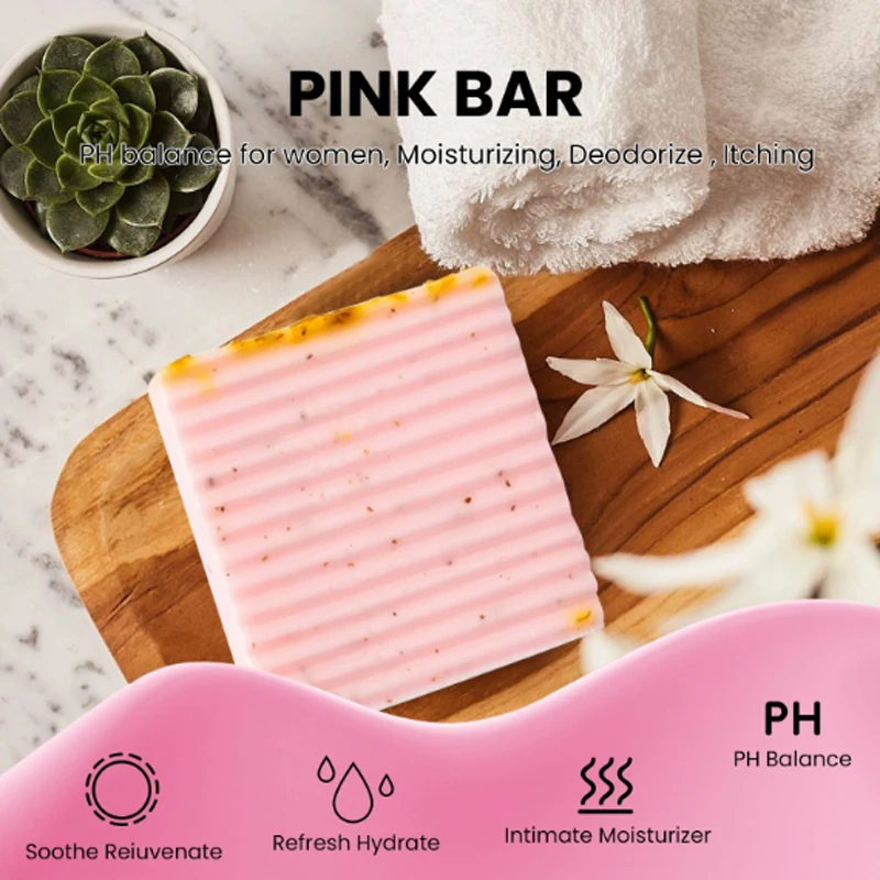 1/3Pcs Yoni Soap Vaginal Wash Deodorant Vagina Smooth Tighten Reduce Itch Feminine Hygiene Cleansing Gynecological Care Products