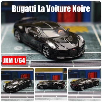 1:64 Bugatti La Voiture Noire jouet voiture 1/64 JKM véhicule Miniature modèle roues gratuites moulé sous pression en alliage de Zinc métal Collection cadeau