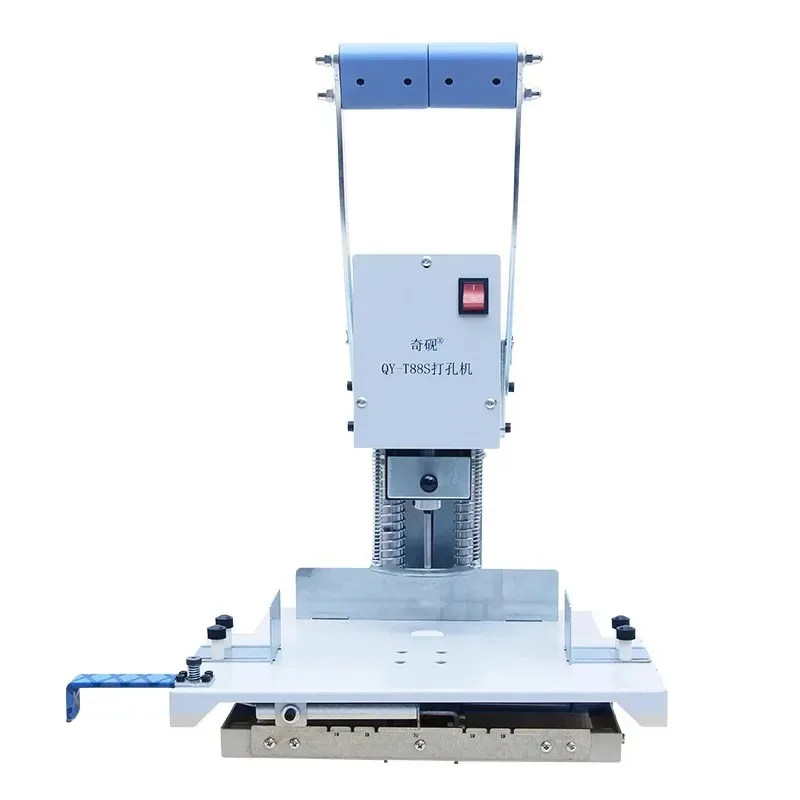 

mobile platform electric punching machine for card loose leaf binding