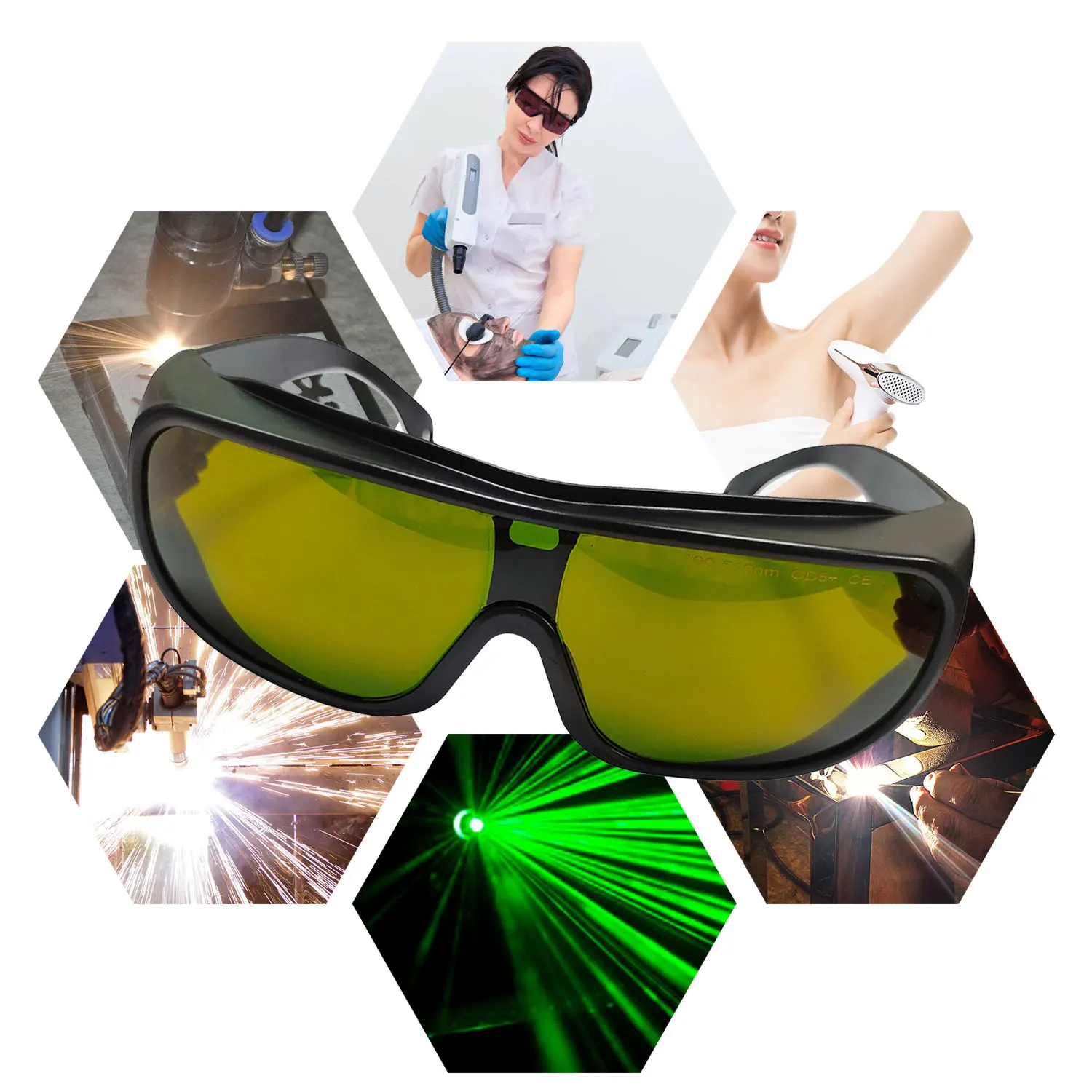 Imagem -05 - Laser Protective Glasses 1902000nm 10600nm Od6 Co2 Laser Glasses Protection Goggles For Laser Level Safety Laser Goggles