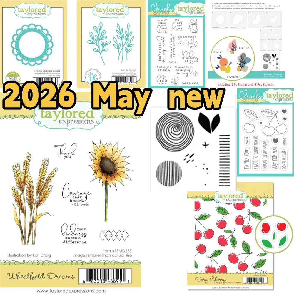 Exquisite Pattern Series Stamps 2026 New Metal Cutting Dies For DIY Scrapbooking Crafts Maker Photo Album Template Handmade