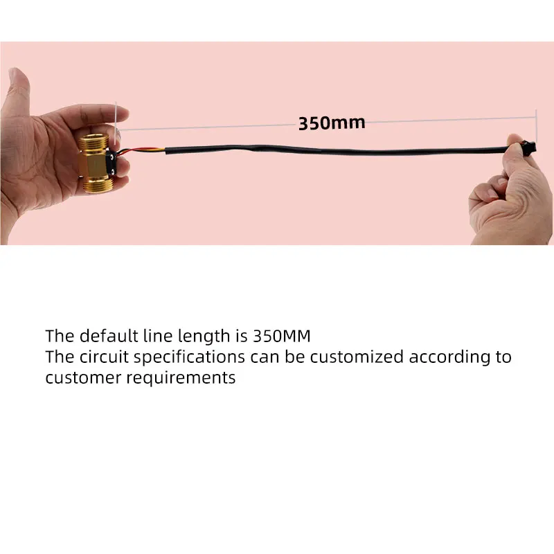 Medidor De Sensor De Fluxo De Água, Hall Pulse Signal, Material De Cobre, Adequado Para Aquecedores De Água, Dispensadores De Água, Máquinas De Café