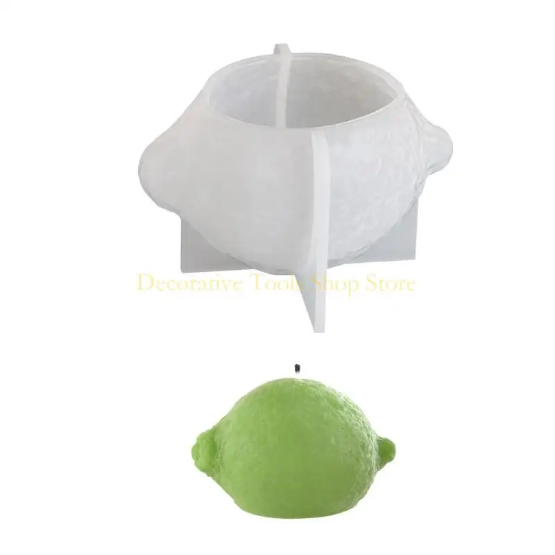 

QX2E 3D Lemon Flexible Silicone Mold for Creating Scented Soap Making