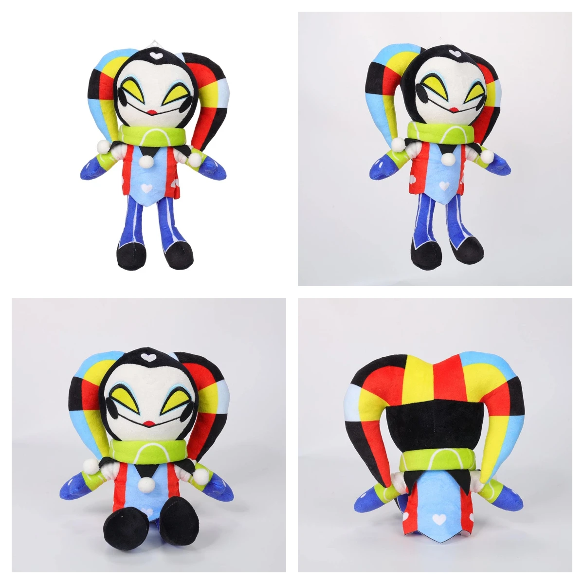 30CM Helluva Fizzarolli Plush Stuff Toy Xmas Birthday Gifts Mascot Anime Cartoon Theater Funny Clown Fantasy Props Halloween