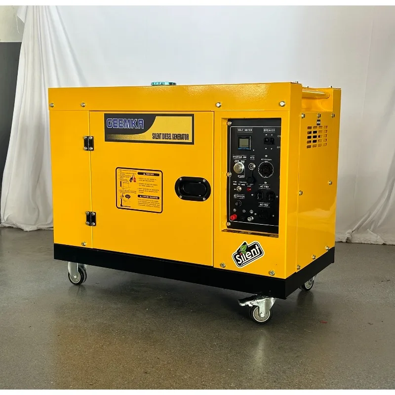 

[Best-selling] 10KW 12KVA Single Cylinder Single Three Phase Portable Silent Generator 10KVA