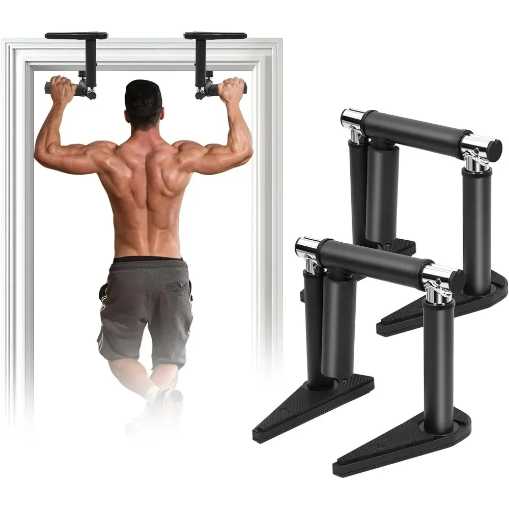 Pull Up Bar for Doorway Portable Strength Train Pull Up Bar Handles Multi-functional Home Gym Fitness Equipment Push-Ups Stands