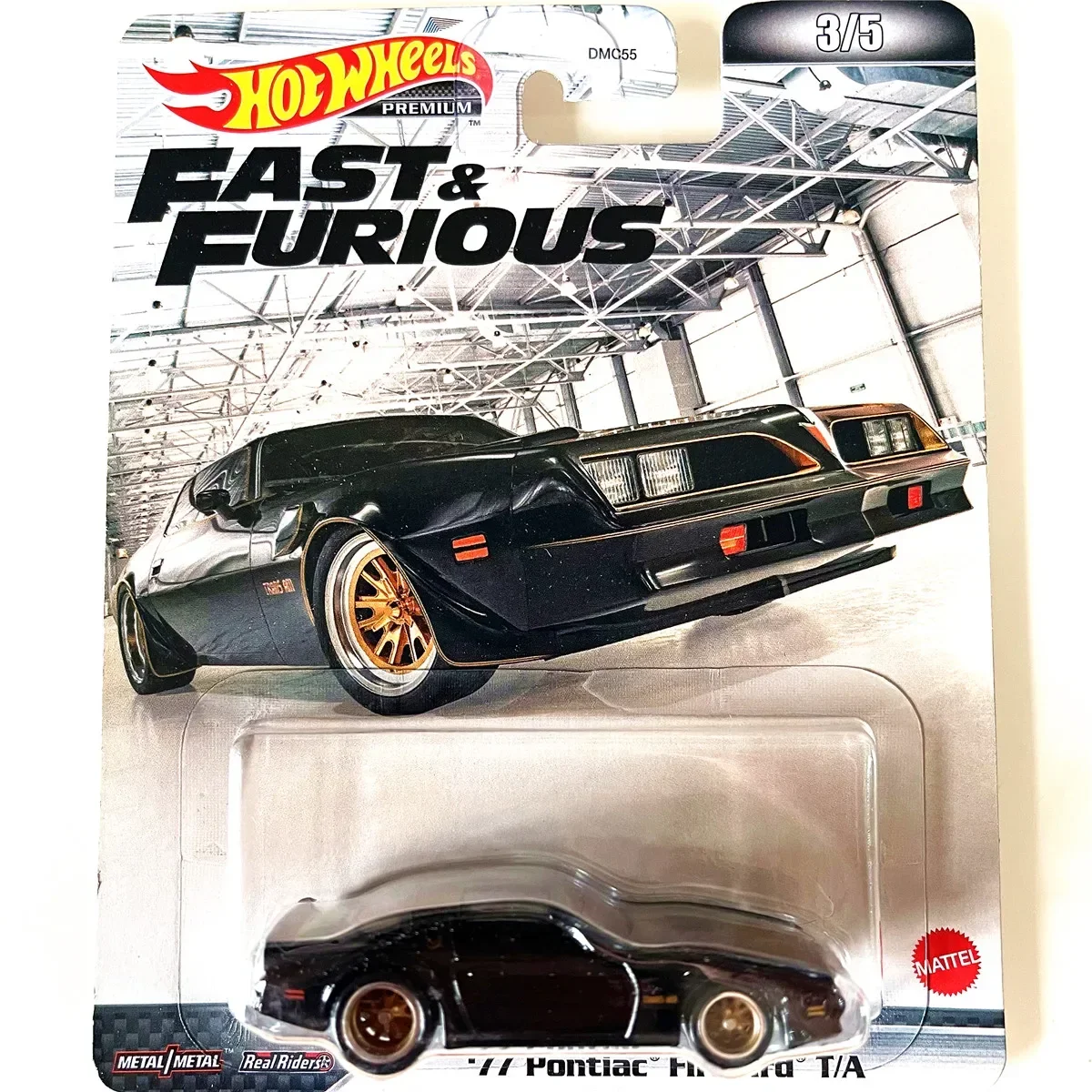 Hot Wheels-modelos de aleaciones de vehículos de velocidad rápida y furiosa, juguetes de coche Firebird originales para niños, juego coleccionable