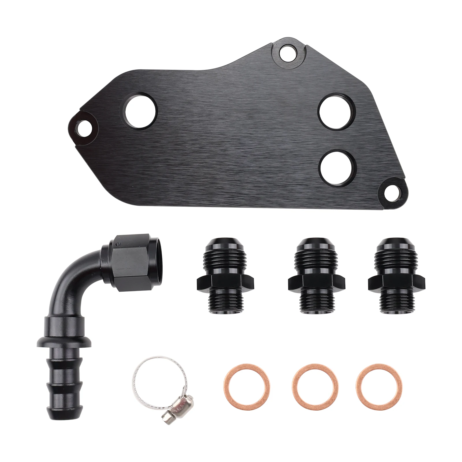 فلتر الزيت لوحة ساندويتش محول مبرد الزيت مع تركيبات لمحرك BMW F30 F31 F35/N20 316i 320i 328i N20 #2