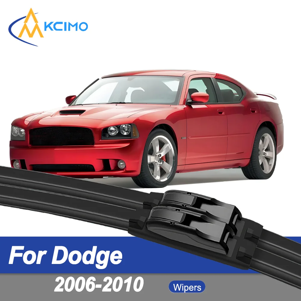 

Premium Rubber Durable Silent Windshield Wiper Blades 2pcs for Dodge Charger LX 2006-2010 Front Wiper Blades Set