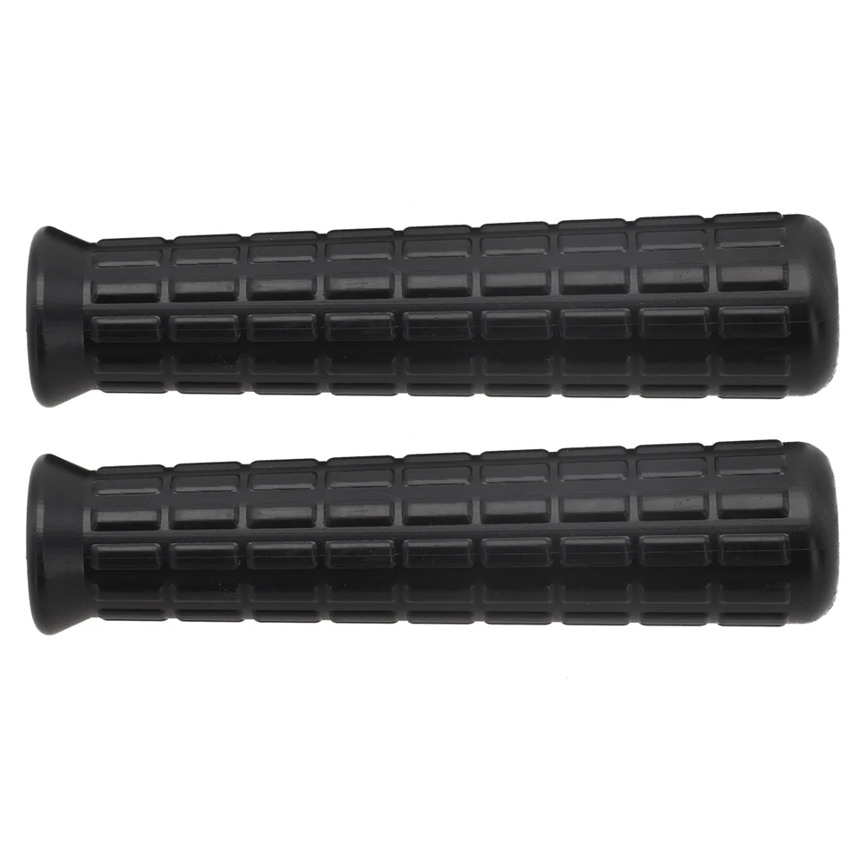 Gummigriffe Für Schubkarren – 2 Stück, Schwarze Ersatzgriffe Für Runde Rohre, 122x32 Mm, Rutschfestes Rillendesign, Wetterfest