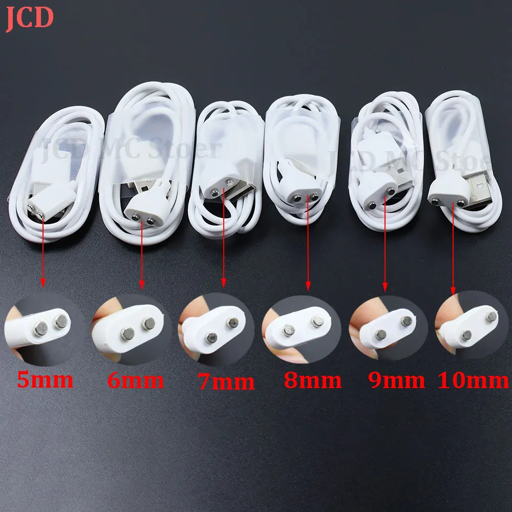 2pin Center Spacing 5mm 6mm 7mm 8mm 9/10mm Magnet Charging Cable Magnetic USB Power Charger for Beauty Instrument Smart Device