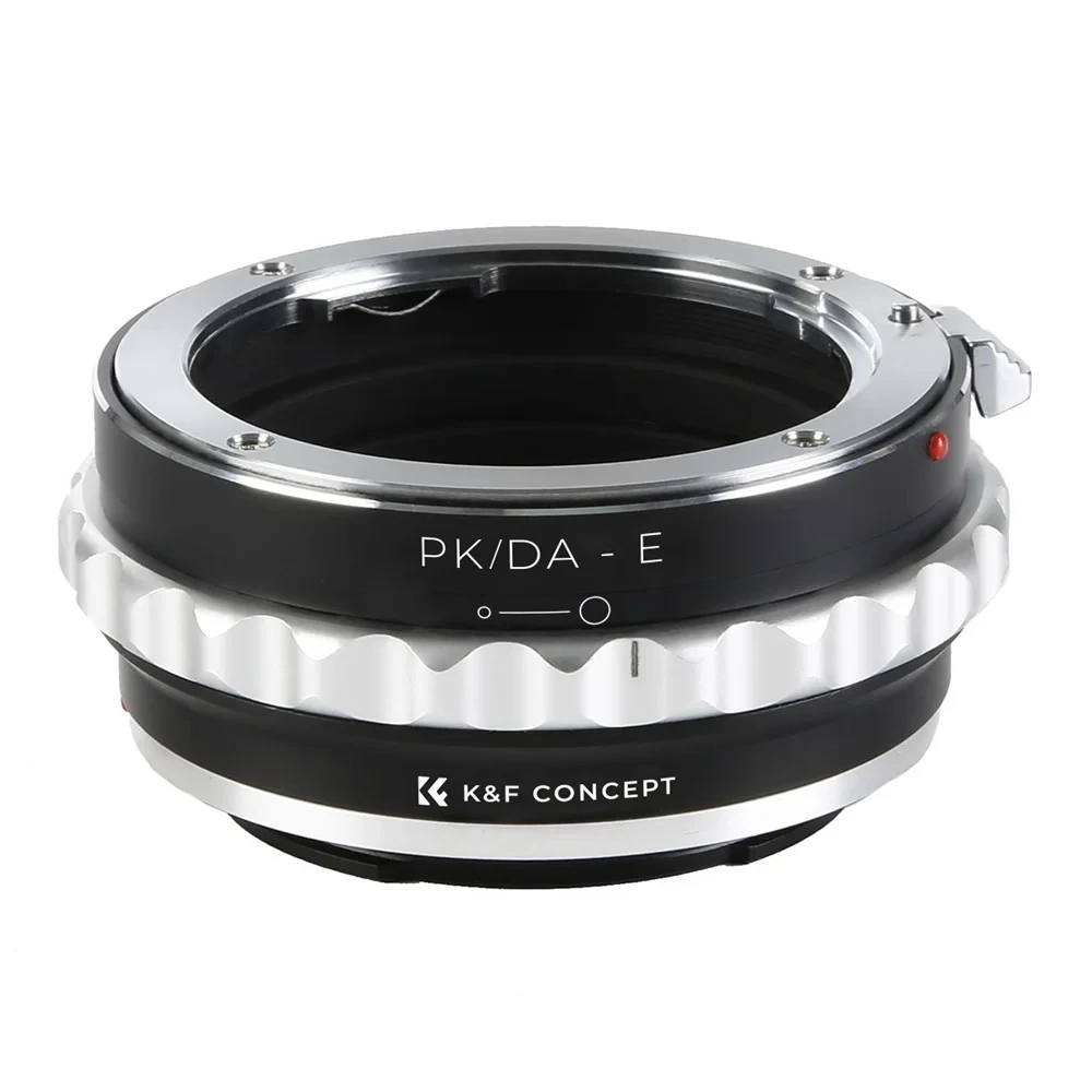 K&F Concept Lens Mount Adapter Ring for Pentax K/M/A/FA/DA Lens to Sony E-mount NEX Camera Body