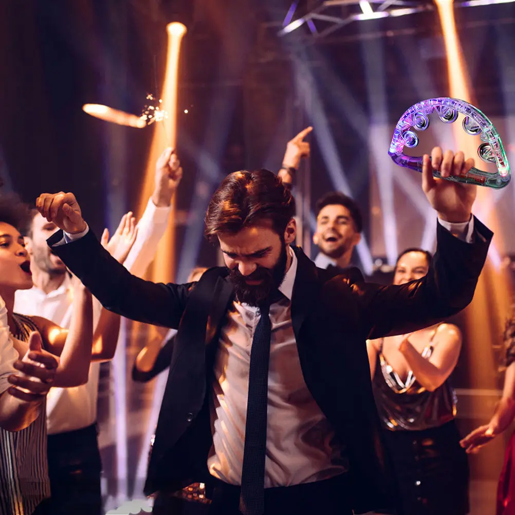 

Luminous Handbell Glowing Party Rattle Funny Creative Birthday Festival Holiday Sports Event Use Luminous Handbell