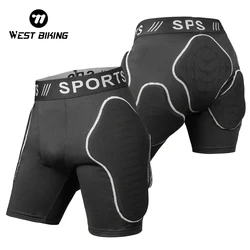 WEST BIKING Ski Skate Snowboard Shorts Hip Butt Protection 3D Padded Shorts Mężczyźni Kobiety Outdoor Sports Gear Pad Skateboard Shorts