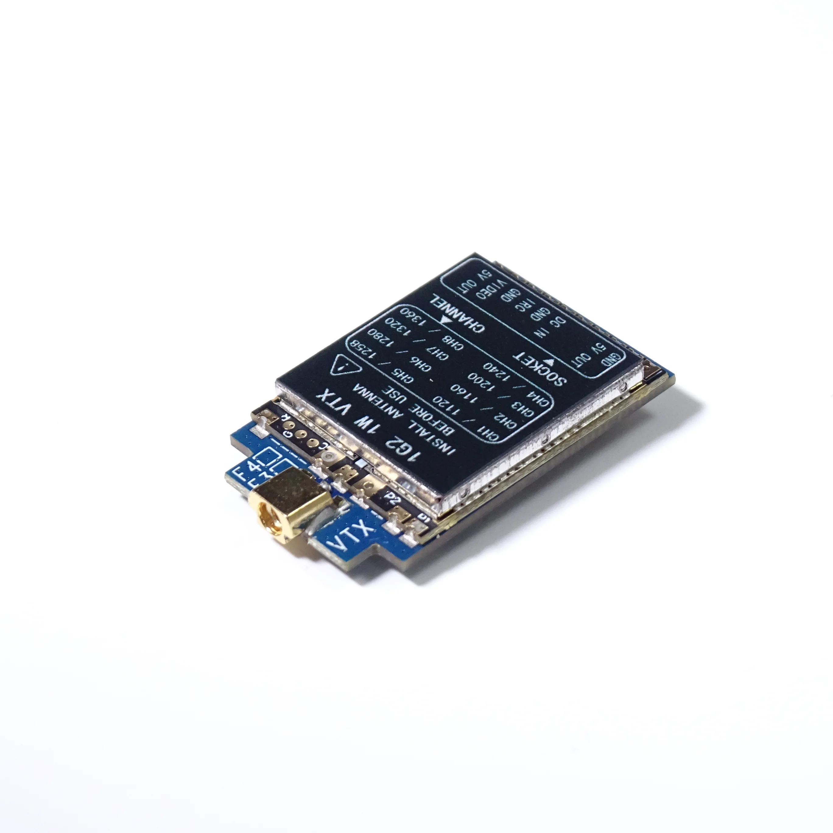 

VTX 1.2GHz 1.3GHz 1000mW FPVspeed VTX-S4 1.2G 1.3G 1000mW 8CH FPV Long-Range Image Transmitter with IRC Protocol