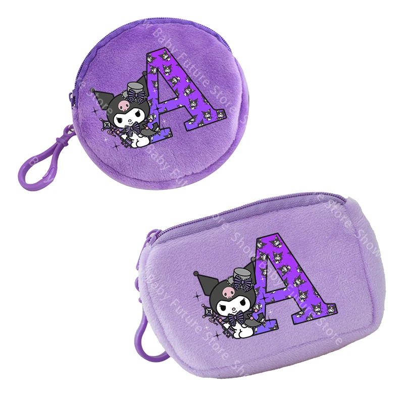 Cartoon Mini 8,5CM Abgerundeter Münzbeutel 10CM Münzbörse 2 Stück/Set für Mädchen Niedliche Kuromis Anime Tragbare Geldbörse Aufbewahrungstasche Geschenke