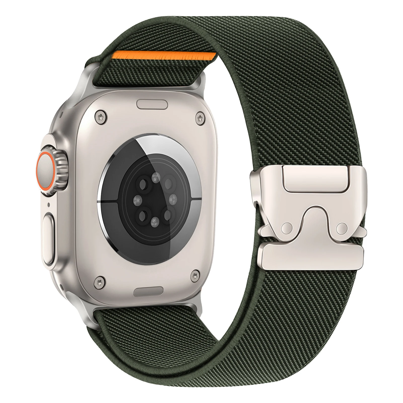 Fallschirm-Nylonarmband für Apple Watch Band 46mm Ultra 3 2 49mm 44mm 42mm 40mm 45mm 41mm Armband IWatch Series 11 10 9 8 7 6 SE