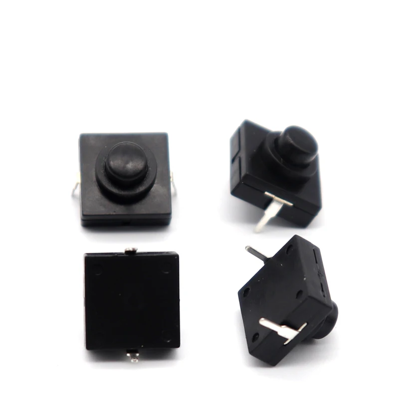 【20-5PCS】Flashlight 12*12*9.4MM Button Switch 1A 30V CB-1212-112D 2Pin Ultra-Thin Middle of the feet