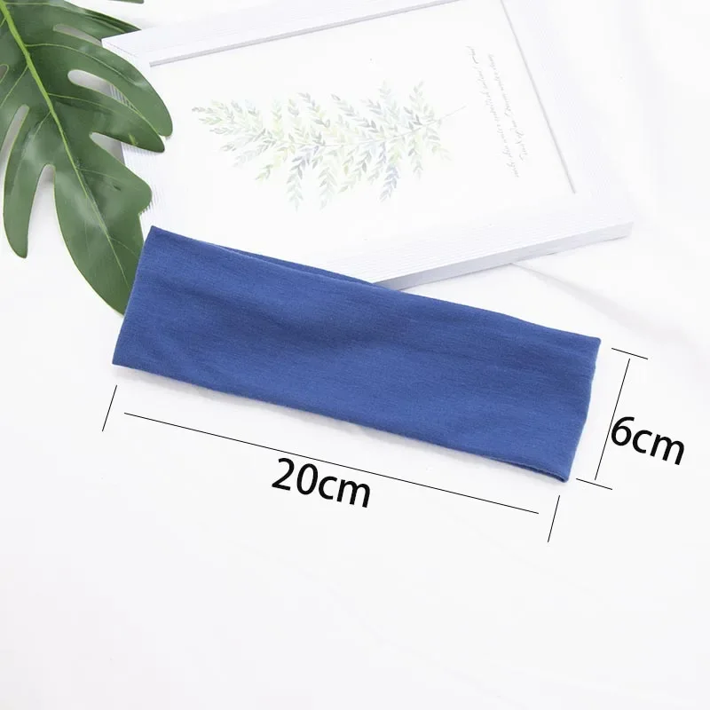 Women Solid Color Headband Elastic Hair Bands Yoga Fashion Turban Makeup Hair Hoop Vintag Headwrap Hair Accessories Wholesale