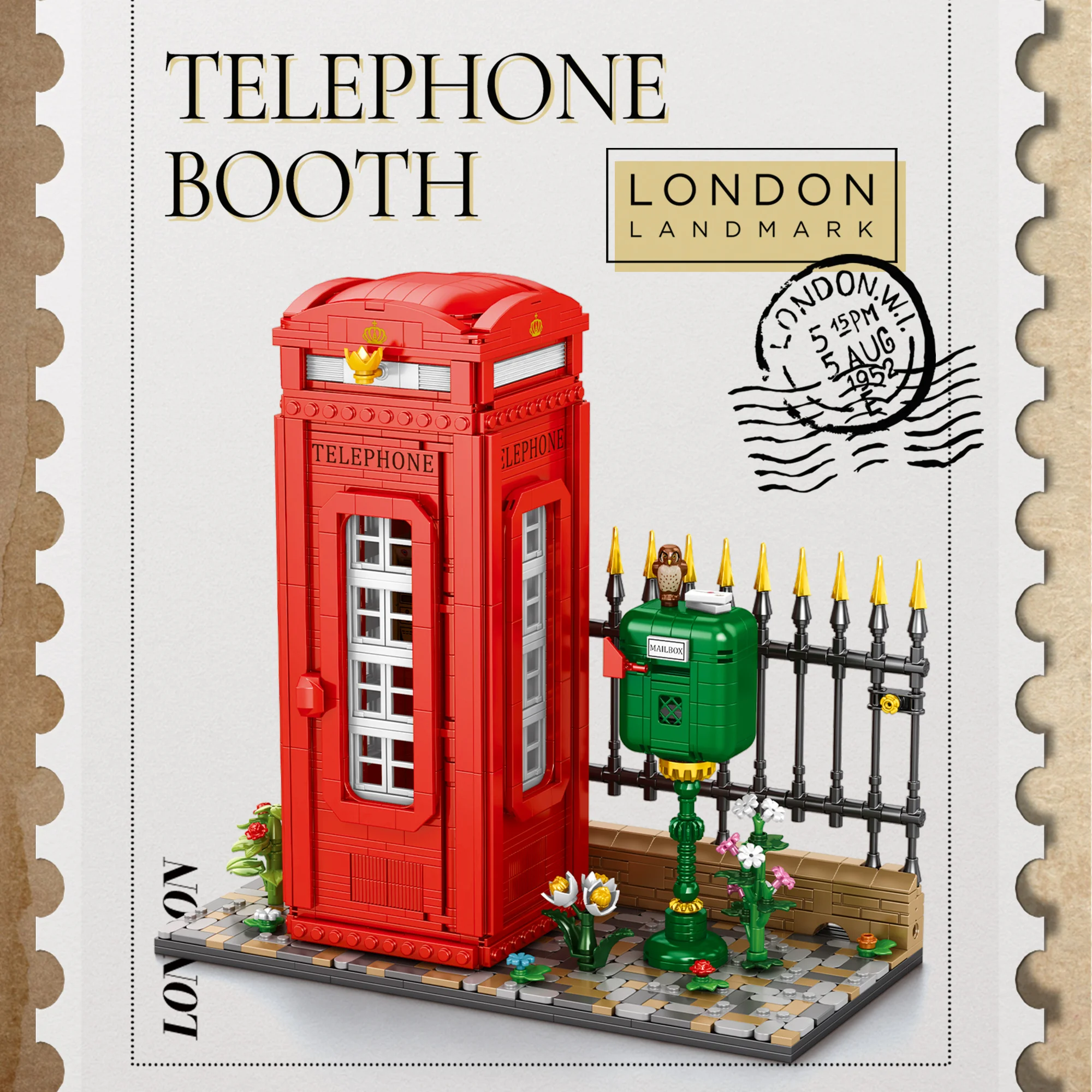 UK Classic Red Telephone Booth - Decor Lighting Uk 评论和价格