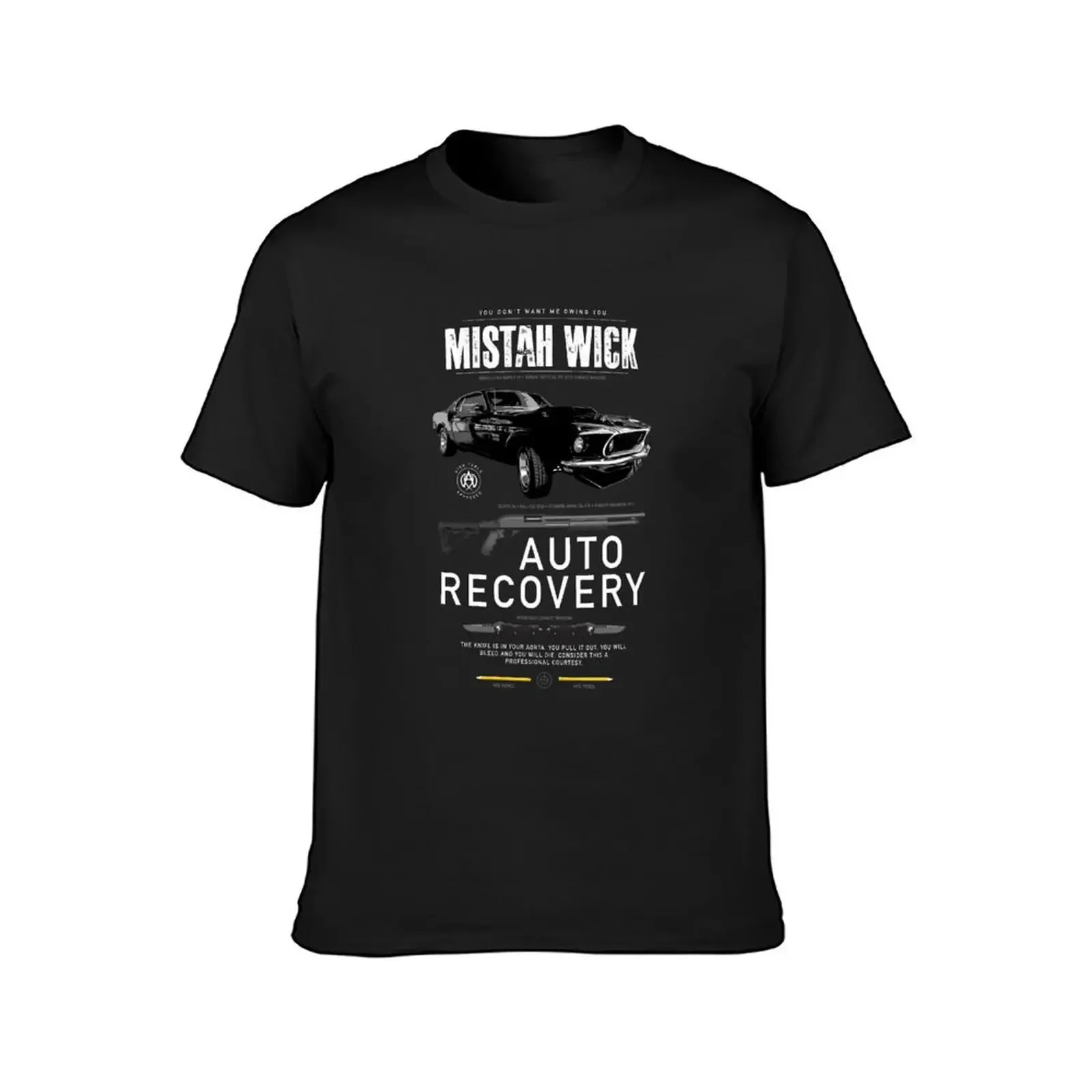 Mistah Wick - Auto Recovery T-Shirt shirts graphic tees vintage clothes customizeds oversized t shirts for men