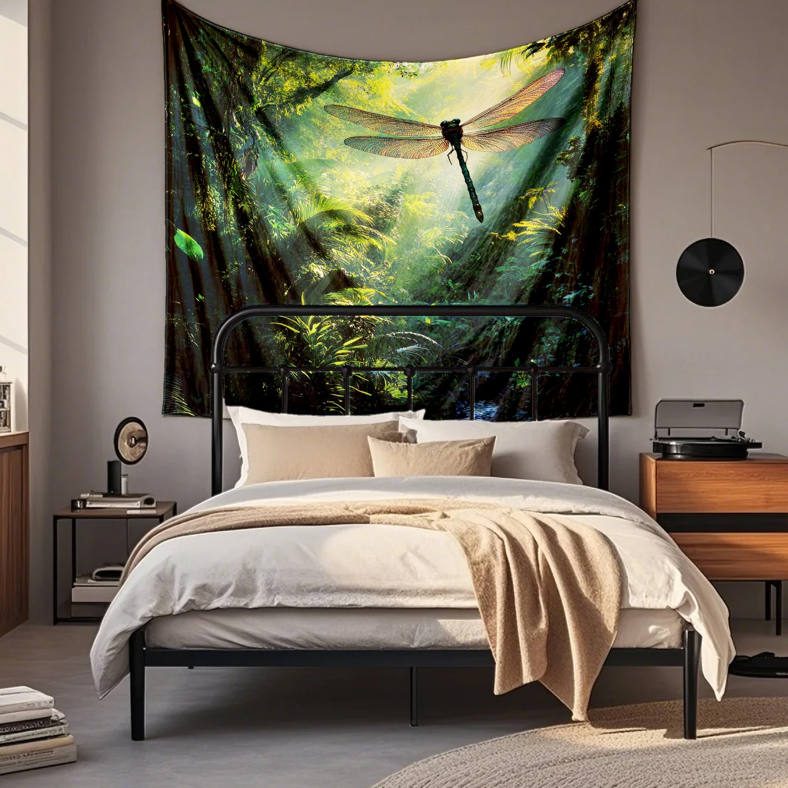 VIKAMA Psychedelic Face & Horse Tapestry, 6 Assorted Designs, Wall Hanging Art for Bedroom Living Room
