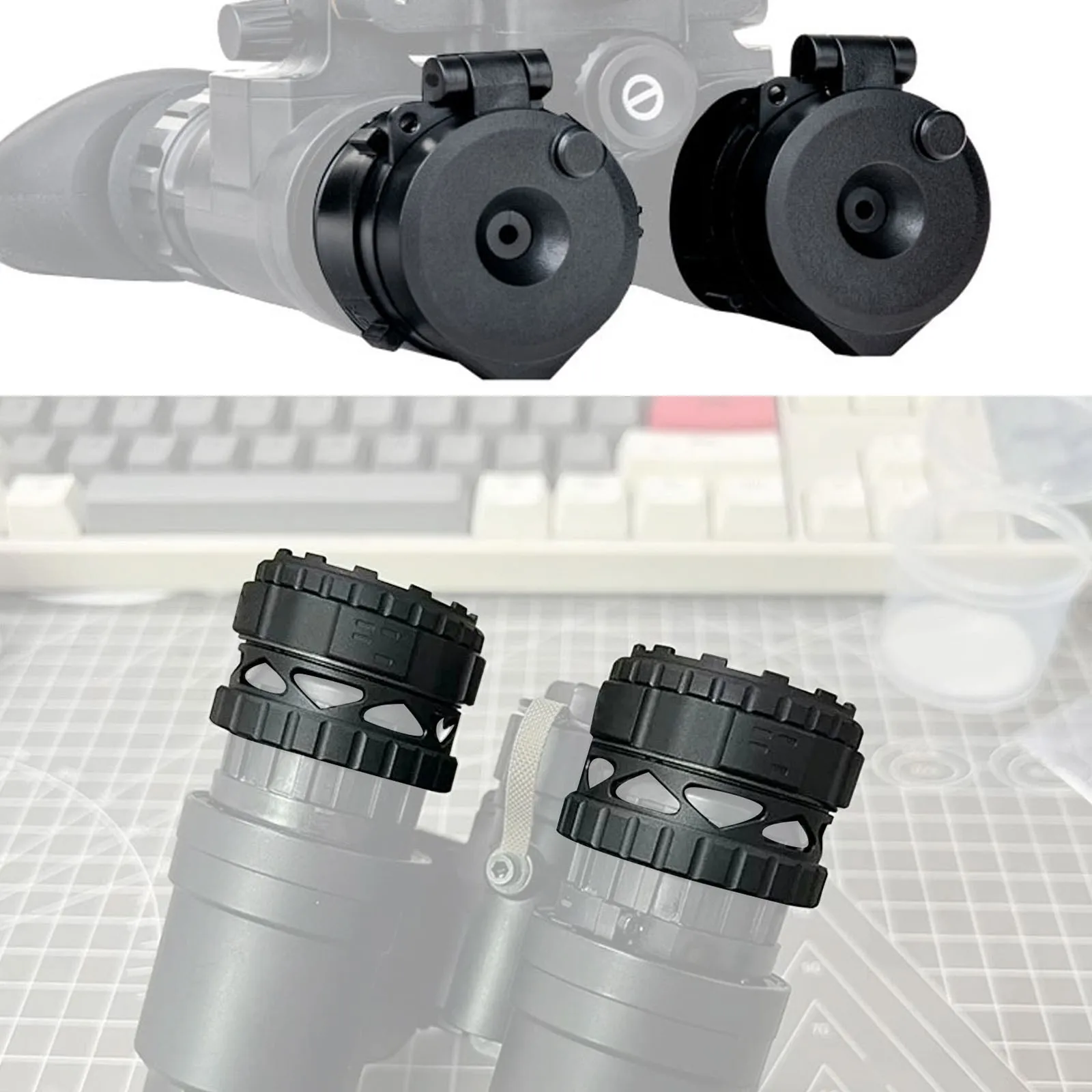 Adjustable Iris Aperture Scope Cap For PVS14 31 18 Night Vision NVG Focus Enhancement Device Lens Cover
